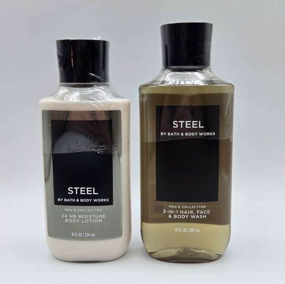 Bath & Body Works Steel Mens Collection Bundle - Picture 3 of 3